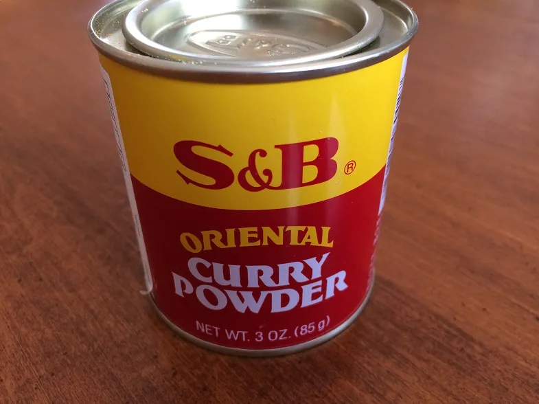 S&B oriental curry powerder tin